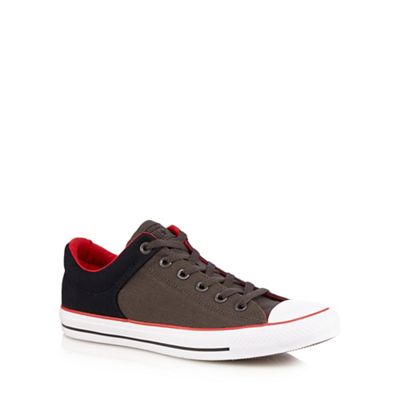 Dark khaki 'All Star High Street' lace up shoes